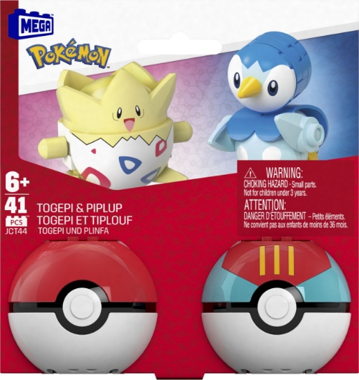 Imagine POKEMON MEGA SET DOUA BILE TOGEPI SI PIPLUP 41 PIESE