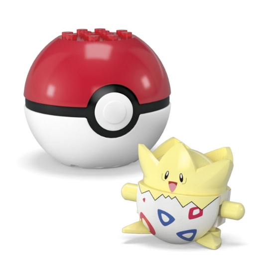Imagine Pokemon Mega Set două bile Togepi și Piplup – 41 piese
