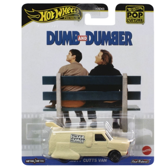 Imagine HOT WHEELS POP CULTURE MASINUTA METALICA DUMB AND DUMBER MUTT CUTTS VAN SCARA 1:64