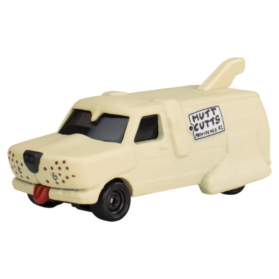 Imagine Hot Wheels Pop Culture Mașinuță Metalică Dumb and Dumber Mutt Cutts Van, scară 1:64