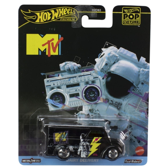 Imagine HOT WHEELS POP CULTURE MASINUTA METALICA DAIRY DELIVERY MTV SCARA 1:64