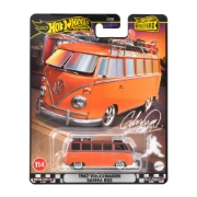 Imagine HOT WHEELS PREMIUM BOULEVARD MASINUTA METALICA VOLKSWAGEN SAMBA BUS SCARA 1:64
