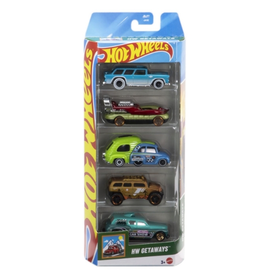 Imagine SET 5 MASINI HOT WHEELS GETAWAYS