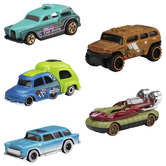 Imagine Set 5 mașini Hot Wheels Getaways