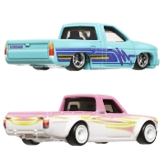 Imagine HOT WHEELS PREMIUM SET 2 MASINUTE METALICE DATSUN SUNNY TRUCK SI NISSAN HARDBODY SCARA 1:64
