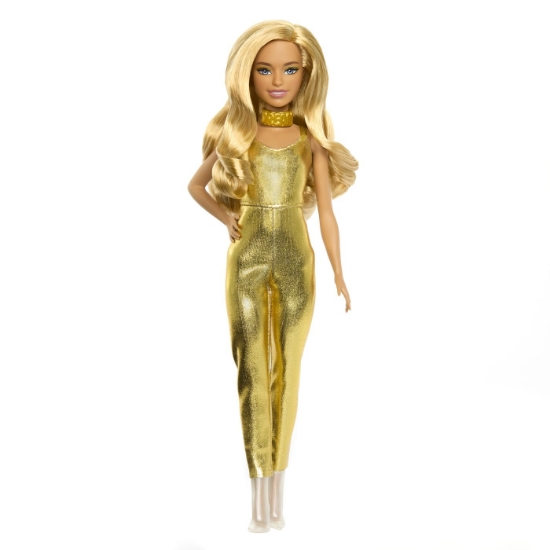 Imagine BARBIE PAPUSA BARBIE FASHIONISTAS BLONDA CU SALOPETA AURIE