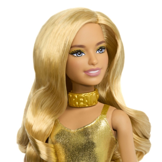 Imagine BARBIE PAPUSA BARBIE FASHIONISTAS BLONDA CU SALOPETA AURIE