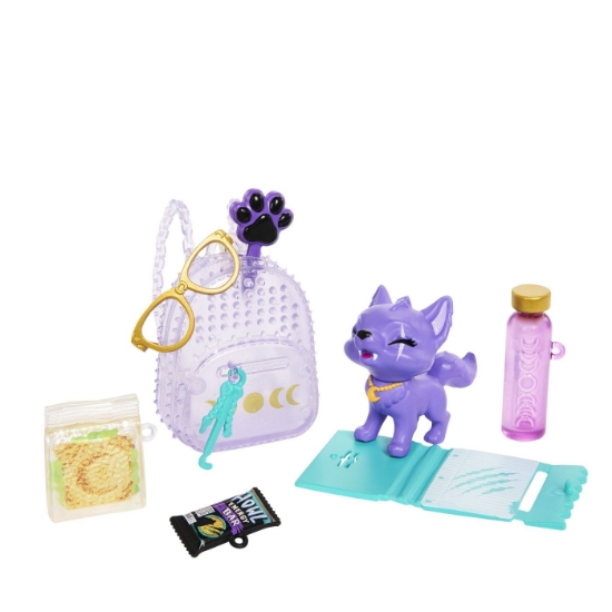 Imagine MONSTER HIGH PAPUSA CLAWDEEN WOLF SI CATELUL CRESCENT