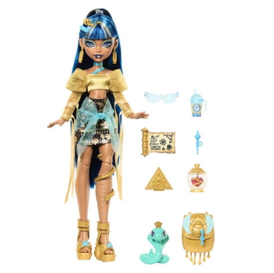 Imagine MONSTER HIGH PAPUSA CLEO DENILE SI COBRA HISSETTE
