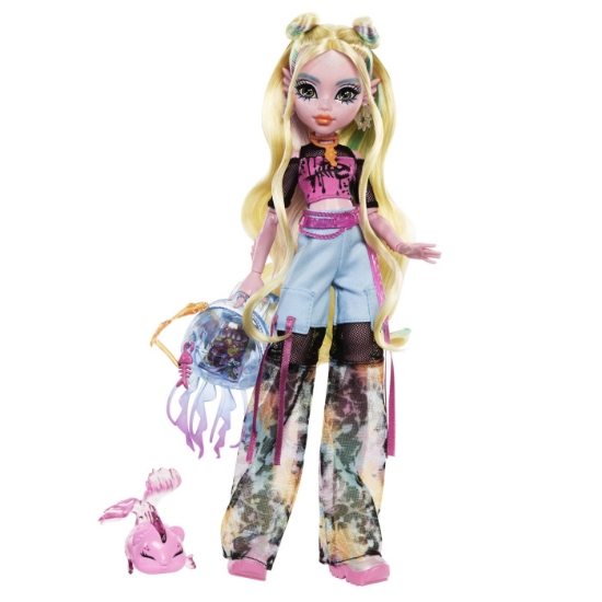 Imagine MONSTER HIGH PAPUSA LAGOONA BLUE SI PESTISORUL NEPTUNA