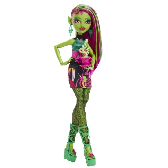 Imagine MONSTER HIGH GRADINA DE LA MIEZUL NOPTII PAPUSA VENUS MCFLYTRAP