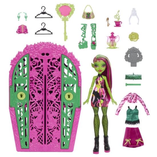 Imagine MONSTER HIGH GRADINA DE LA MIEZUL NOPTII PAPUSA VENUS MCFLYTRAP