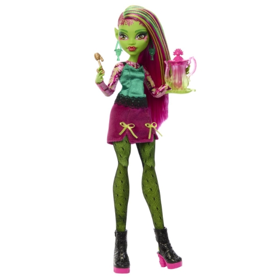 Imagine MONSTER HIGH GRADINA DE LA MIEZUL NOPTII PAPUSA VENUS MCFLYTRAP