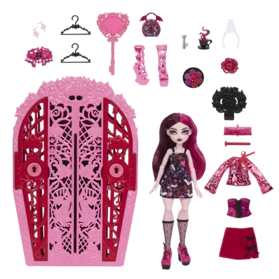 Imagine MONSTER HIGH GRADINA DE LA MIEZUL NOPTII PAPUSA DRACULAURA