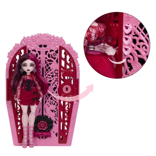 Imagine MONSTER HIGH GRADINA DE LA MIEZUL NOPTII PAPUSA DRACULAURA