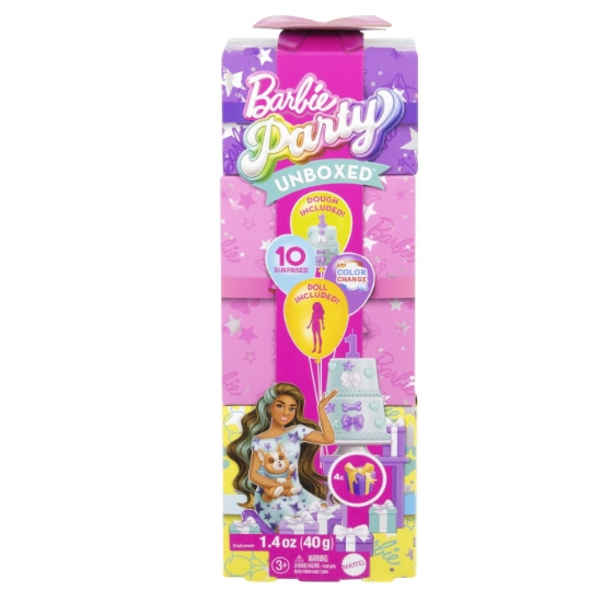 Imagine BARBIE PAPUSA PARTY UNBOXED REVEAL BRUNETA
