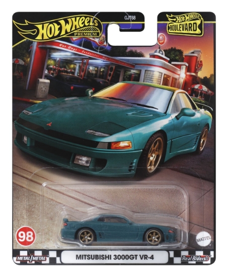 Imagine HOT WHEELS PREMIUM BOULEVARD MASINUTA METALICA MITSUBISHI 3000GT SCARA 1:64