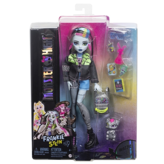Imagine MONSTER HIGH PAPUSA FRANKIE STEIN SI ANIMALUT WATZIE