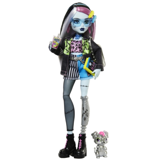 Imagine MONSTER HIGH PAPUSA FRANKIE STEIN SI ANIMALUT WATZIE