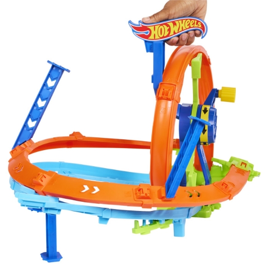 Imagine Hot Wheel Stunt Tracks cursa lansare rapidă în buclă