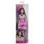 Imagine BARBIE PAPUSA BARBIE FASHIONISTAS BRUNETA CU ROCHIE ROZ IN CAROURI