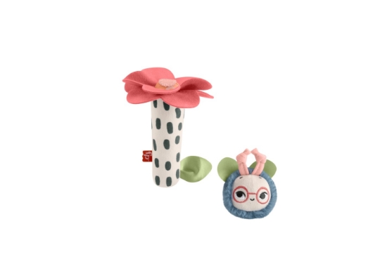 Imagine Fisher Price Planet Friends – Set zornăitoare din pluș Floare & Albinuța