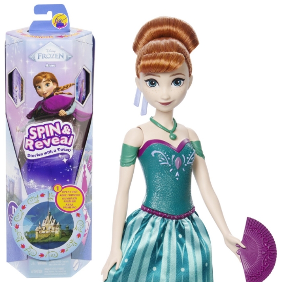 Imagine DISNEY FROZEN SPIN AND REVEAL PAPUSA ANNA CU EVANTAI