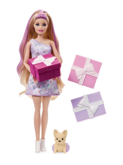 Imagine BARBIE PAPUSA PARTY UNBOXED REVEAL BLONDA