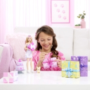 Imagine BARBIE PAPUSA PARTY UNBOXED REVEAL BLONDA