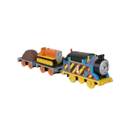 Imagine THOMAS LOCOMOTIVA MOTORIZATA ECHIPA PE SANTIER THOMAS AND TERENCE CU 2 VAGOANE