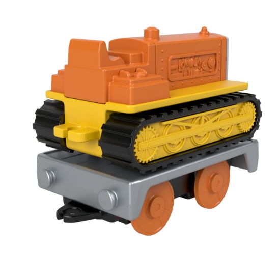 Imagine Thomas locomotiva motorizată echipa pe șantier Thomas and Terence cu 2 vagoane