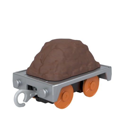 Imagine Thomas locomotiva motorizată echipa pe șantier Thomas and Terence cu 2 vagoane