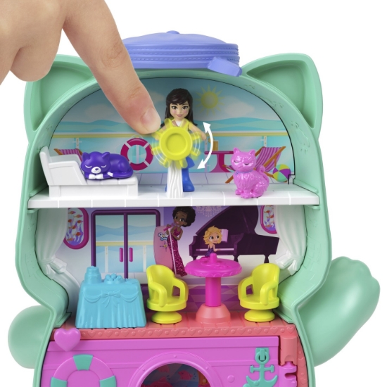 Imagine POLLY POCKET SET GENTUTA ANIMALUT PISICUTA MARINAR CU ACCESORII