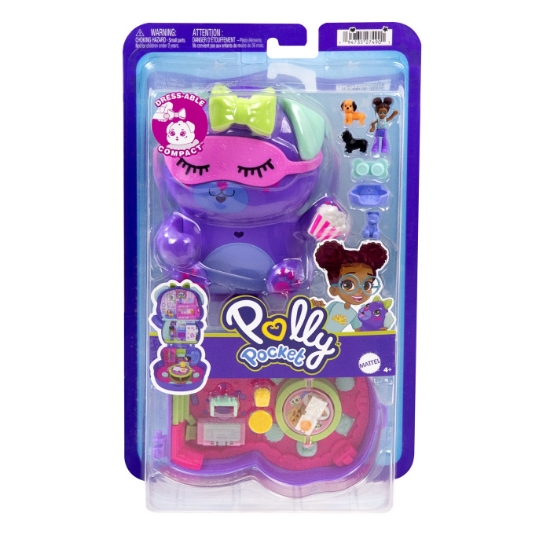 Imagine POLLY POCKET SET GENTUTA ANIMALUT CATELUS IN PIJAMA CU ACCESORII