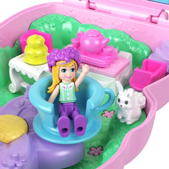 Imagine POLLY POCKET SET GENTUTA ANIMALUT IEPURAS LA PETRCERE CU ACCESORII
