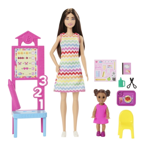 Imagine BARBIE SET DE JOACA PAPUSA BARBIE SATENA FACE CARIERA PROFESOARA
