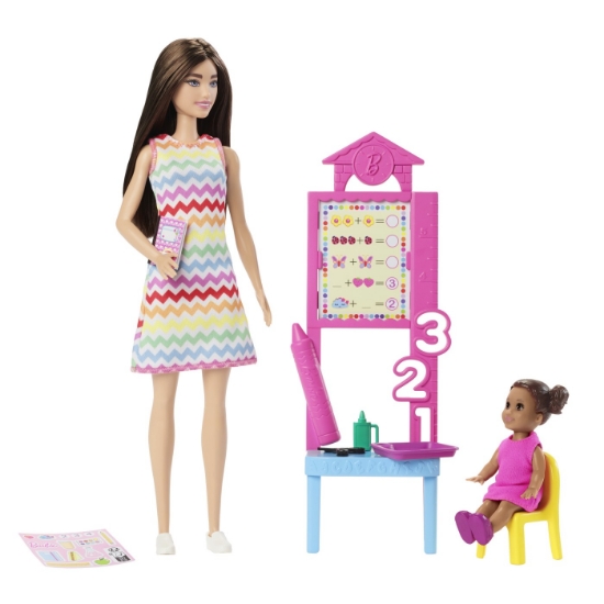 Imagine BARBIE SET DE JOACA PAPUSA BARBIE SATENA FACE CARIERA PROFESOARA