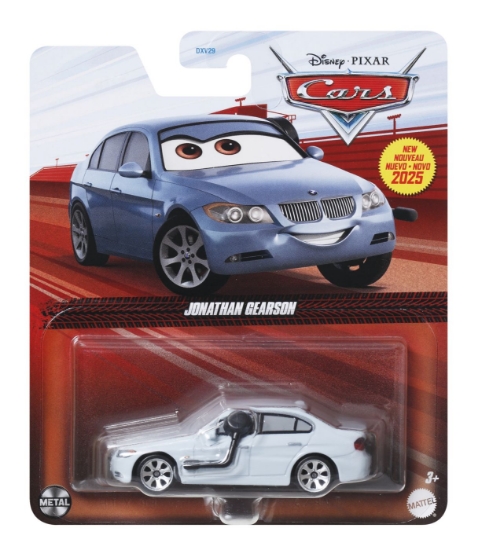 Imagine MASINUTA METALICA CARS3 PERSONAJUL JONATHAN GEARSON