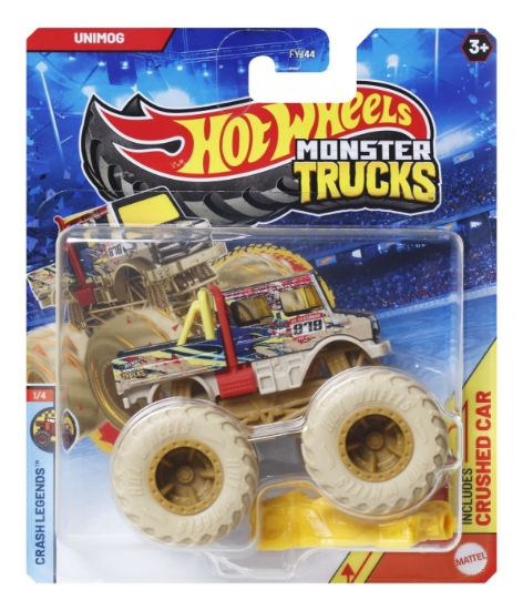 Imagine HOT WHEELS MONSTER TRUCK MASINUTA UNIMOG SCARA 1:64