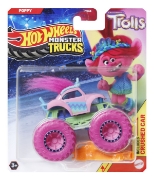 Imagine HOT WHEELS MONSTER TRUCK MASINUTA TROLLS POPPY SCARA 1:64