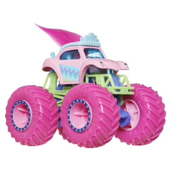 Imagine Hot Wheels Monster Truck mașinuță Trolls Poppy scara 1:64