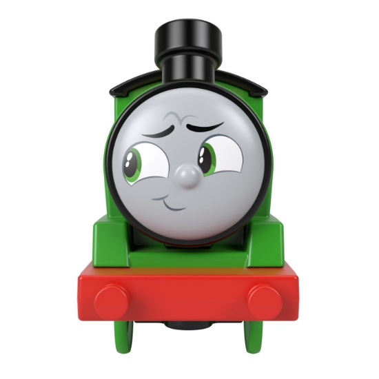 Imagine Thomas locomotiva motorizată Percy Brake Car Bruno cu 2 vagoane