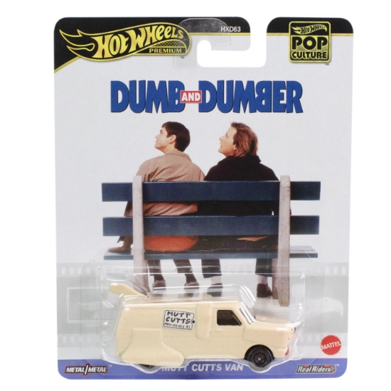 Imagine HOT WHEELS POP CULTURE MASINUTA METALICA DUMB AND DUMBER MUTT CUTTS VAN SCARA 1:64