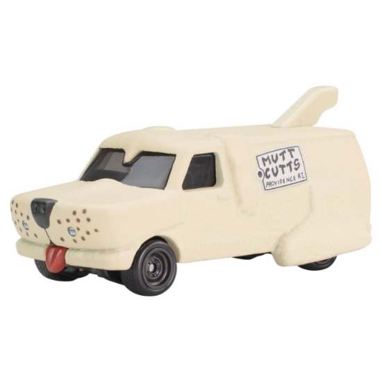 Imagine Hot Wheels Pop Culture Mașinuță Metalică Dumb and Dumber Mutt Cutts Van, scară 1:64 