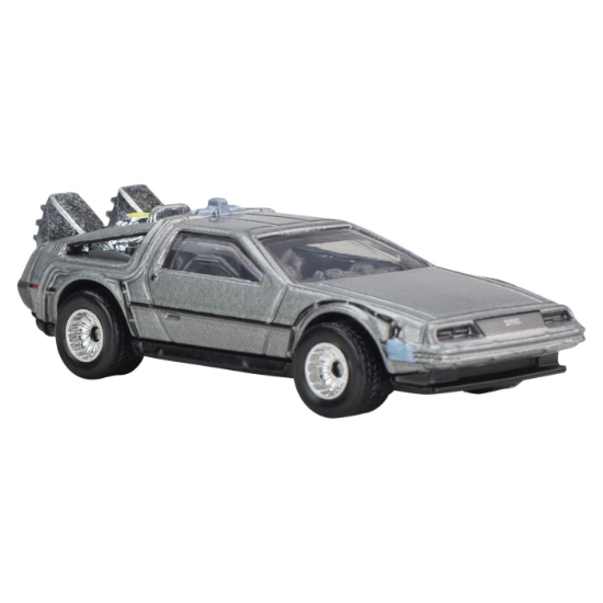 Imagine Hot Wheels Pop Culture Mașinuță Metalică Back to the Future, scară 1:64