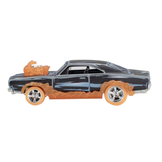 Imagine Hot Wheels Pop Culture Mașinuță Metalică Ghost Rider, scară 1:64