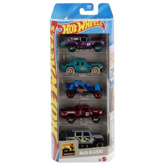 Imagine SET 5 MASINI HOT WHEELS BAJA BLAZERS