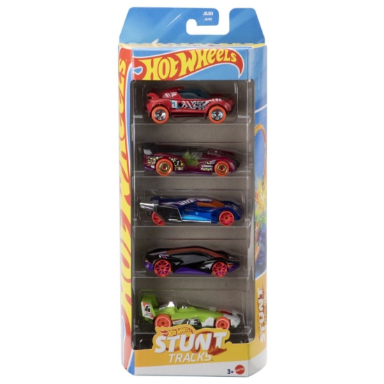 Imagine SET 5 MASINI HOT WHEELS STUNT TRACKS