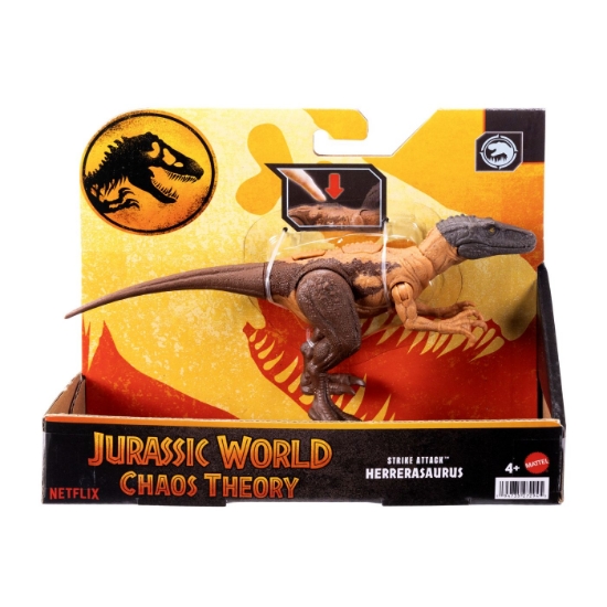 Imagine JURASSIC WORLD CHAOS THEORY STRIKE ATTACK DINOZAUR HERRERASAURUS