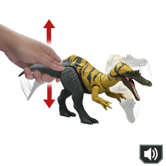 Imagine JURASSIC WORLD CHAOS THEORY WILD ROAR DINOZAUR CERATOSUCHOPS